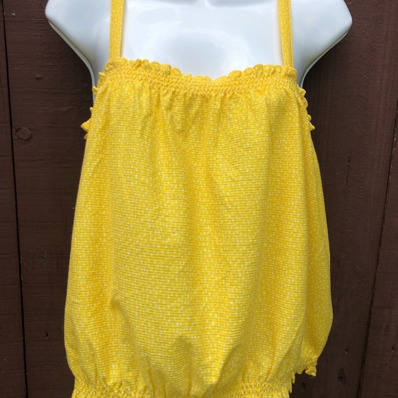 Express Yellow Tank Top Women - Picture 1 of 4